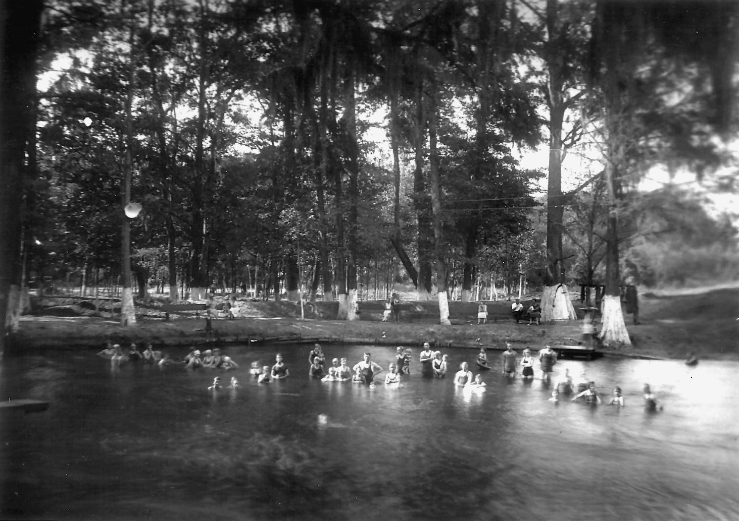 AUGUST 9, 2015: Edisto River Swimming Area, circa 1930